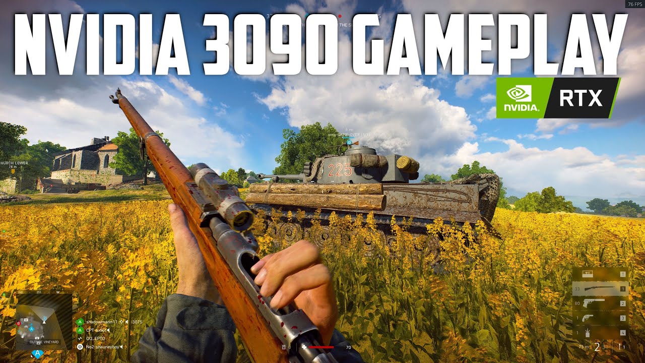 Battlefield 5 Arras | Nvidia 3090 | Ультра | Трассировка лучей | 4K