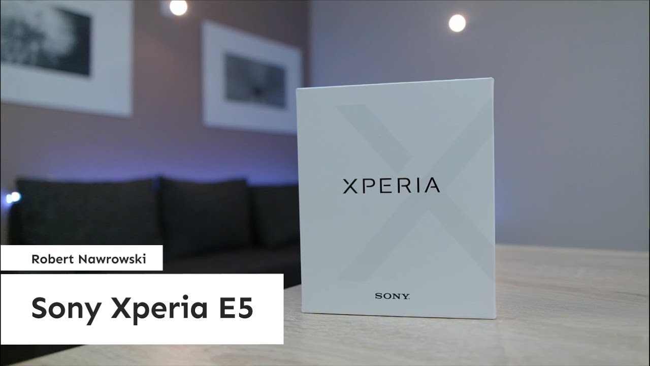 Sony Xperia E5 Rozpakowanie i konfiguracja | Robert Nawrowski