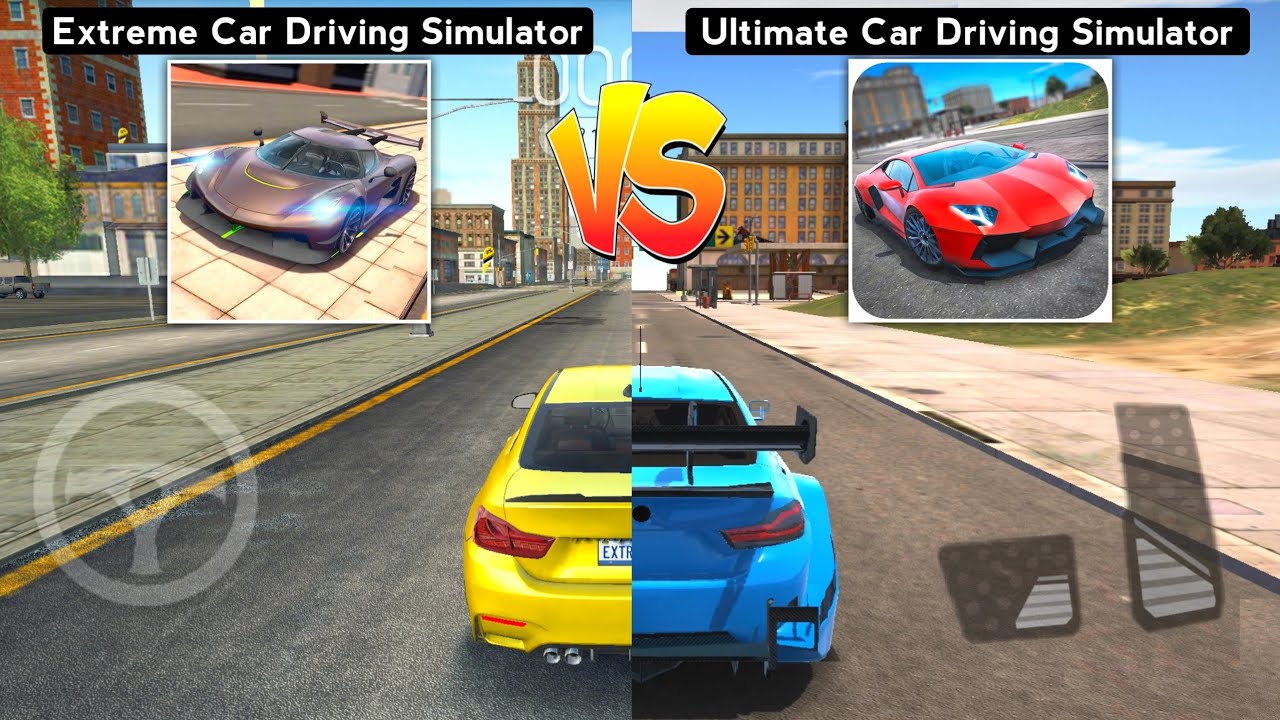 Extreme Car Driving Simulator BMW vs Ultimate Car Driving Simulator BMW. Who is Best? - Car Games