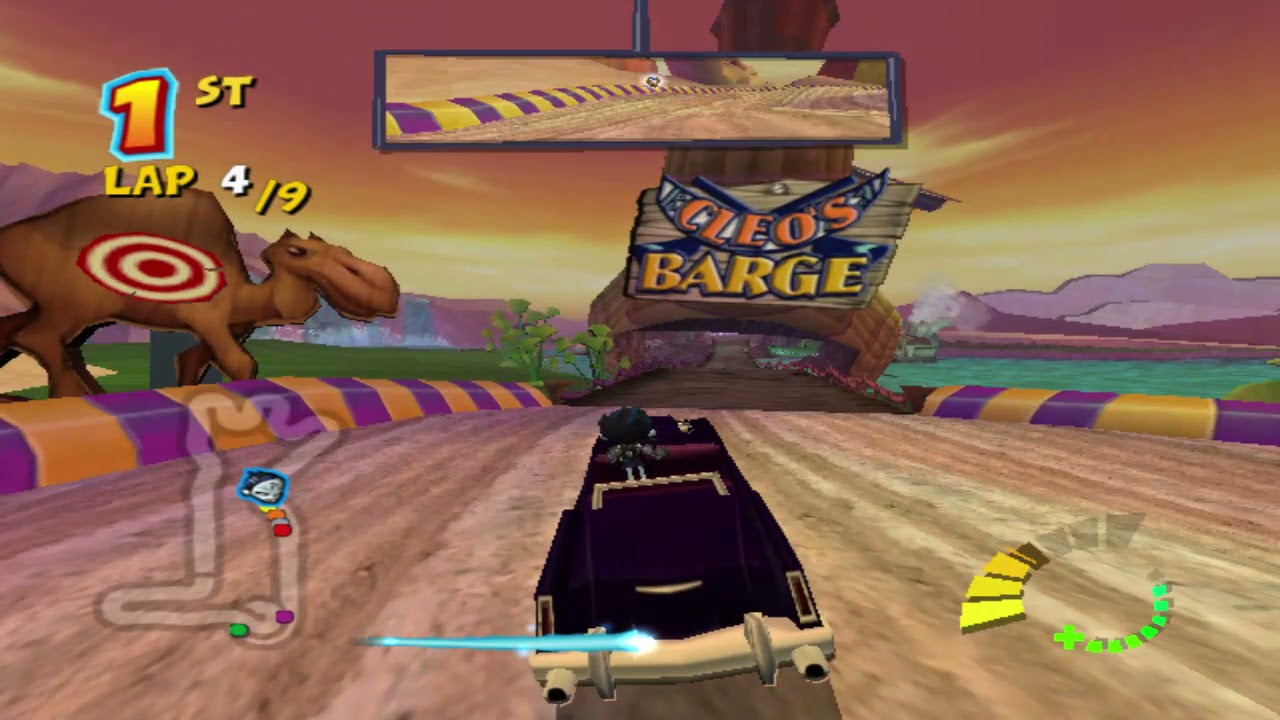 Crash Tag Team Racing Pyramid Pass 9 Laps Nina Hard