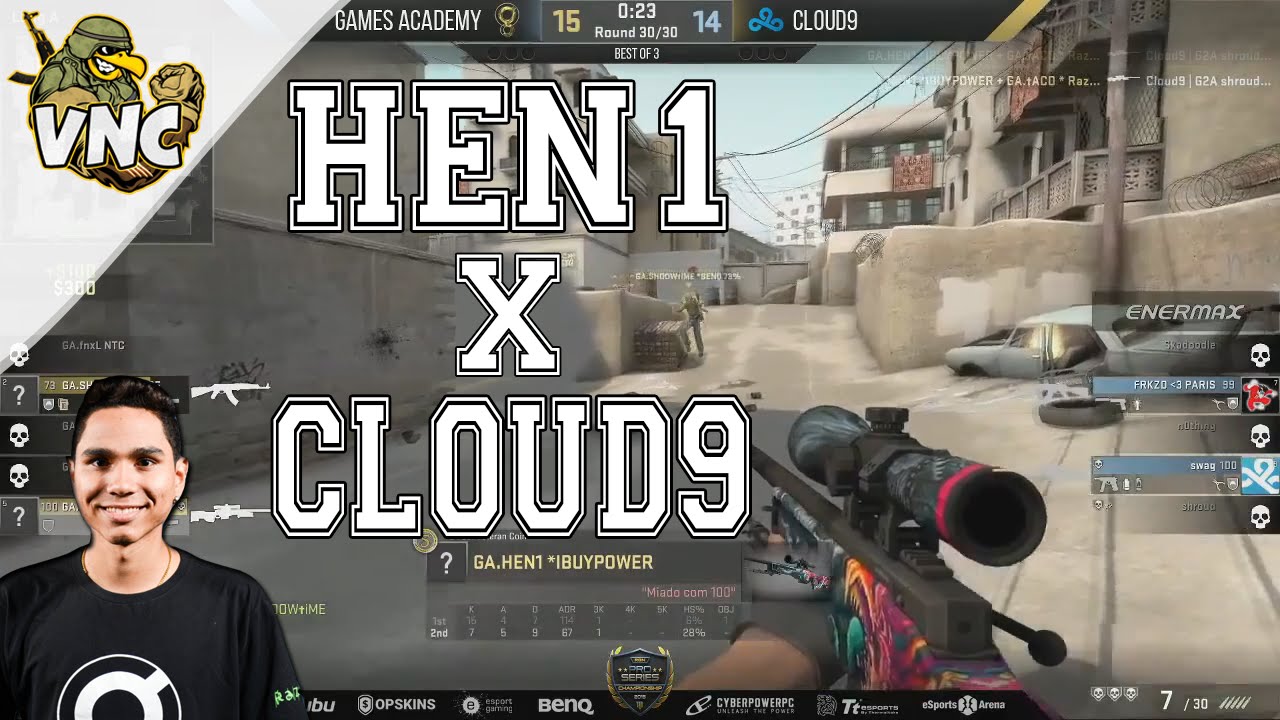 hen1 ACE vs Cloud9 (RGN Pro Series Championship) fullround+comemora&ccedil;ao