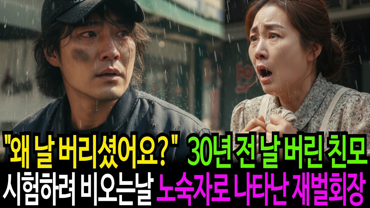 30년 전 2살인 날 버린 친모, 시험하려 재벌회장이 거지꼴 같은 노숙자 모습으로 찾아갔는데 진실을 알고 결국 무릎 꿇고 오열하는데ㅣ인생사연ㅣ눈물사연ㅣ감동드라마ㅣ오디오북