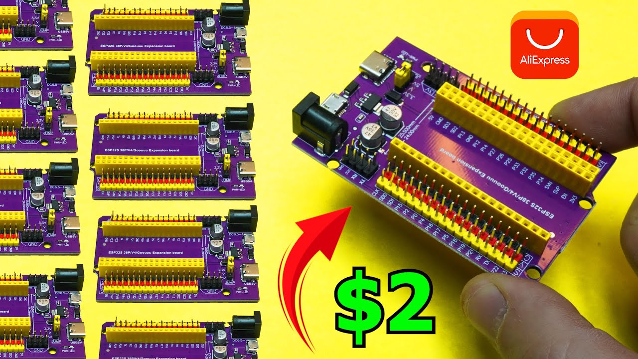 WHY THIS $2 Aliexpress ESP32 Development Board TYPE-C  is FANTASTIC?