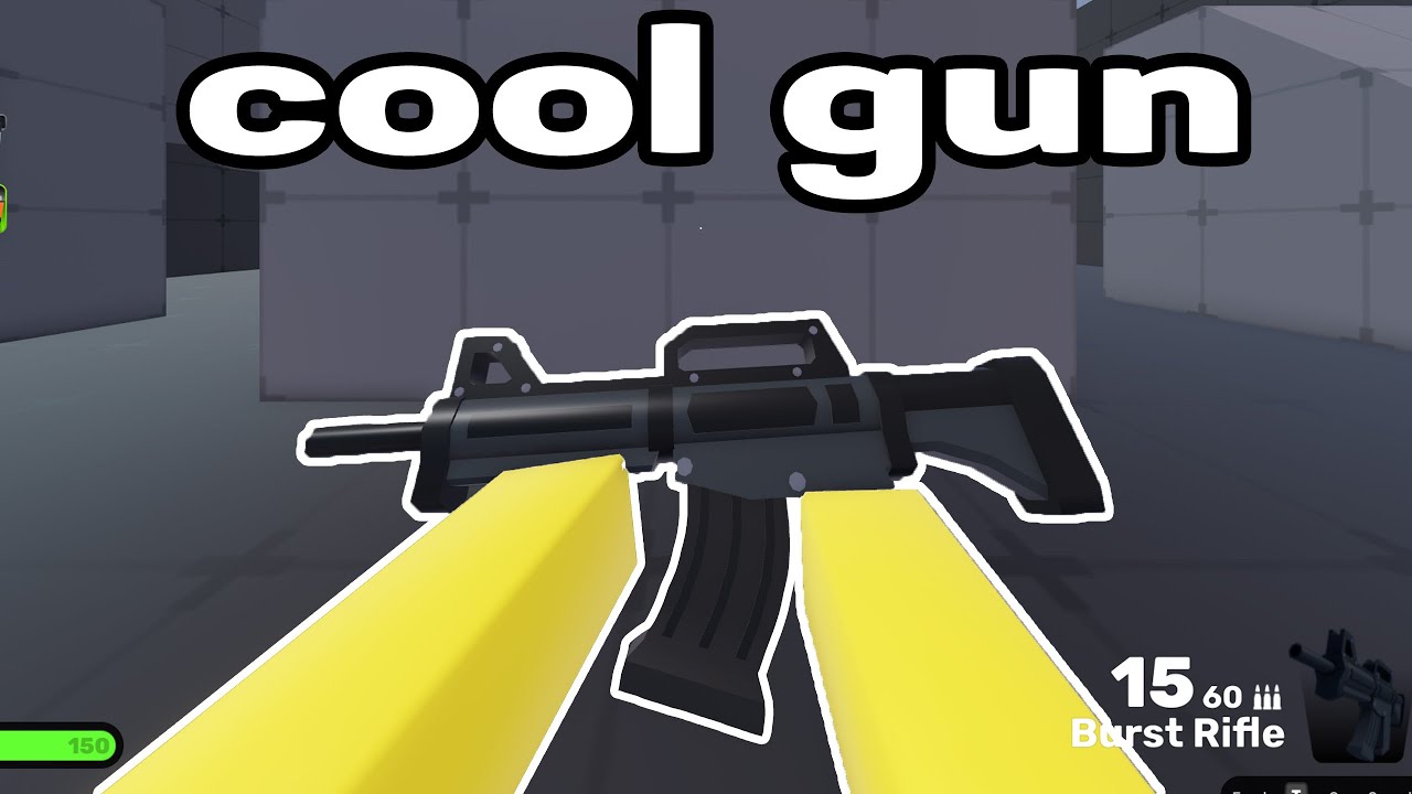 using burst rifle