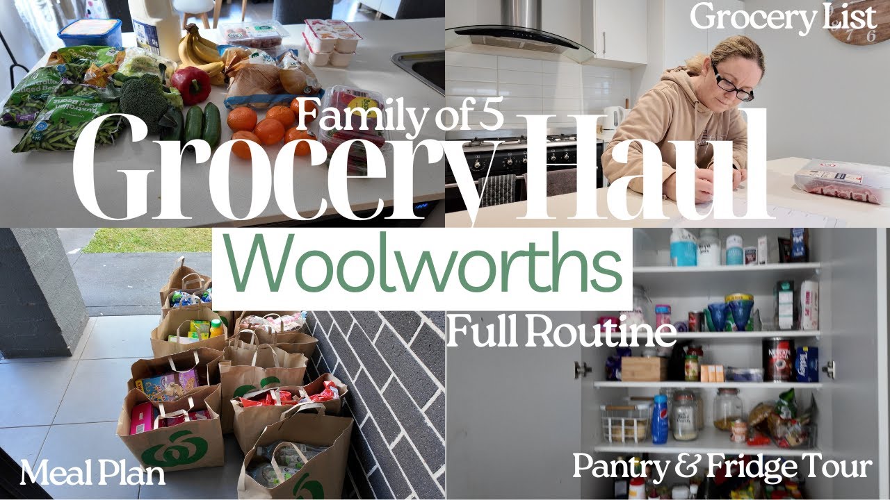 Grocery Haul | Woolworths | Australia