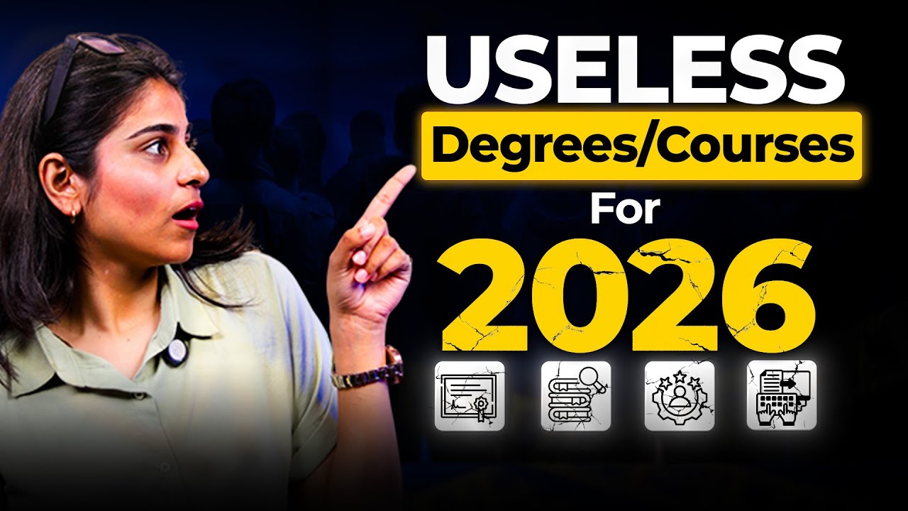 STOP! Don&rsquo;t Choose These Degrees/Courses in 2026❌(Must Watch)