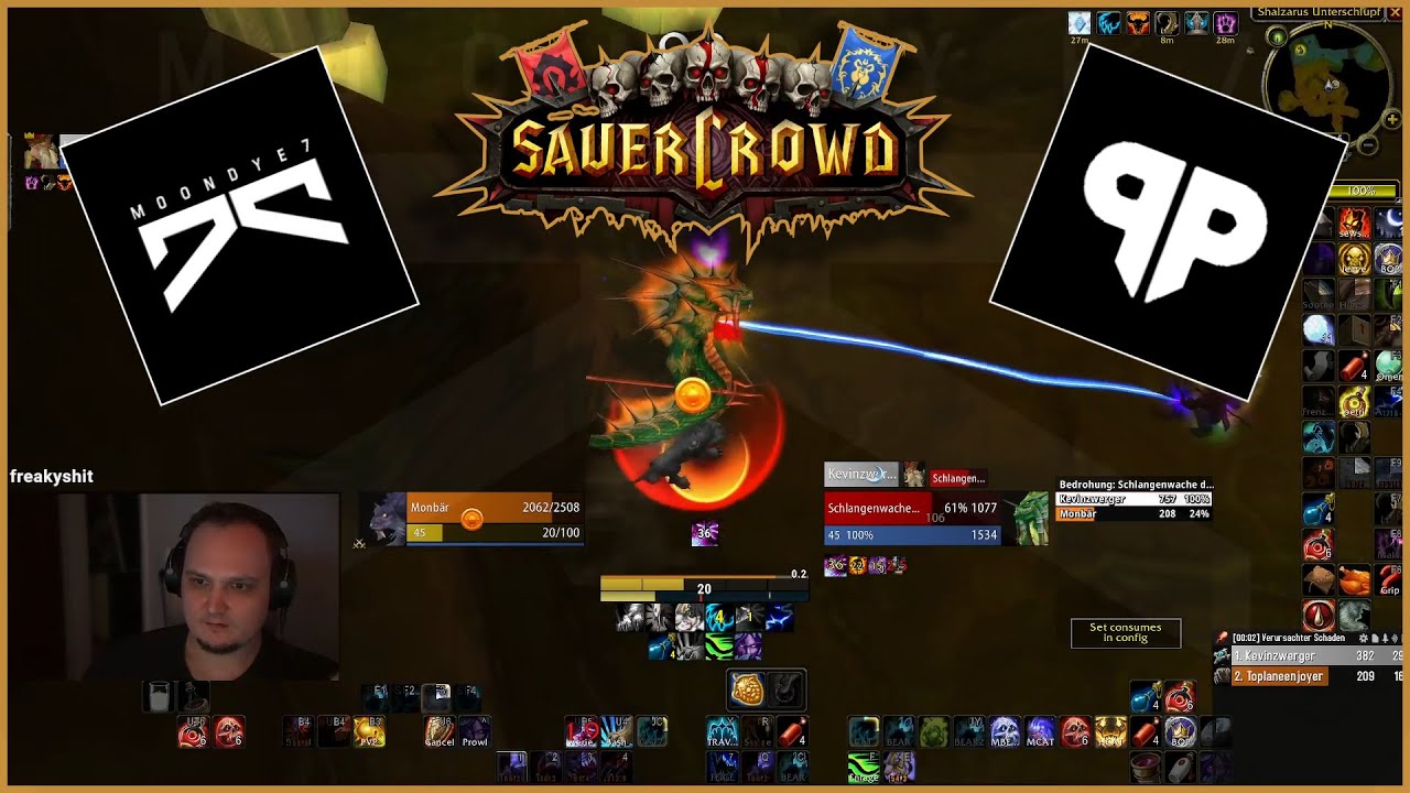 Moondye7 & Papaplatte im Grind + Jan Hegenberg + Nerdtalk #wowclassic #sauercrowd MD7 Playtime #27