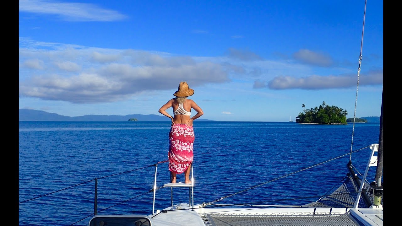 Sailing the Solomon Islands, fishing, diving, village garden