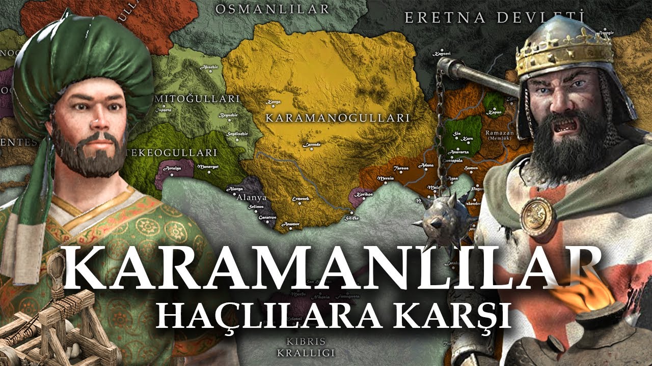 KARAMANOĞULLARI HAÇLILARA KARŞI || 1367 Korikos Seferi || DFT Tarih