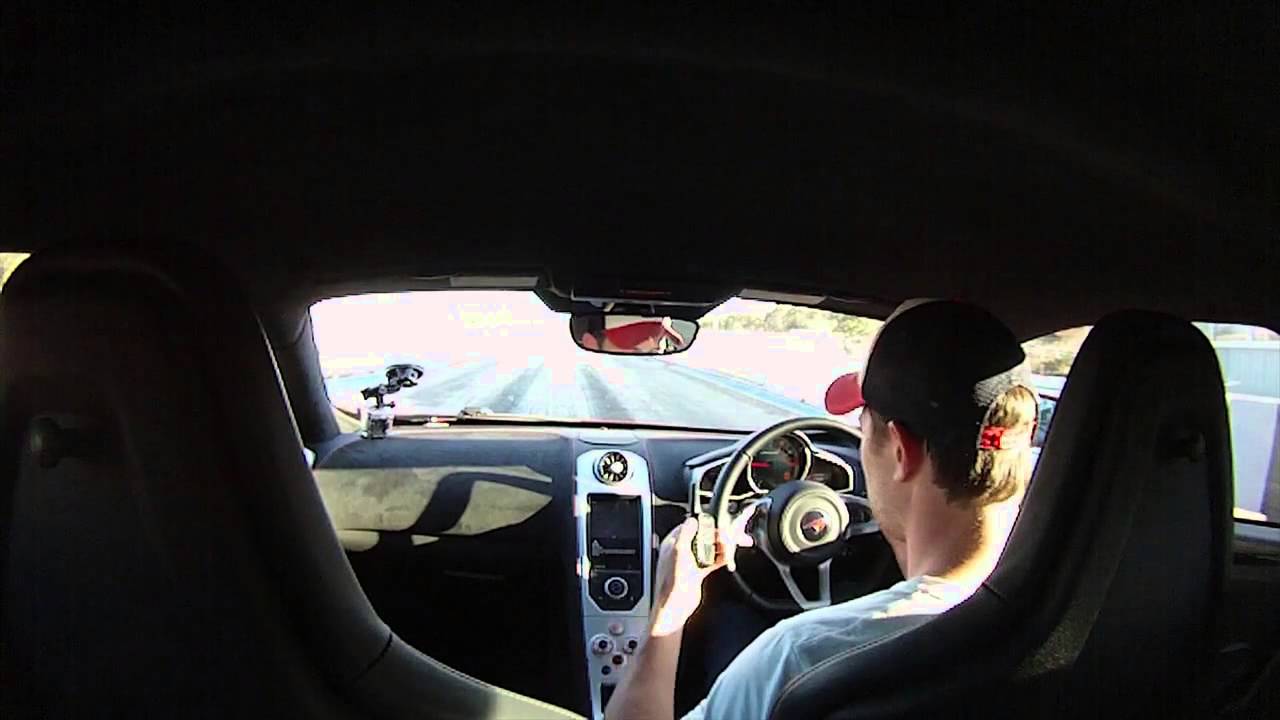 McLaren 12C vs Audi R8 V10 Drag Race - Wheels