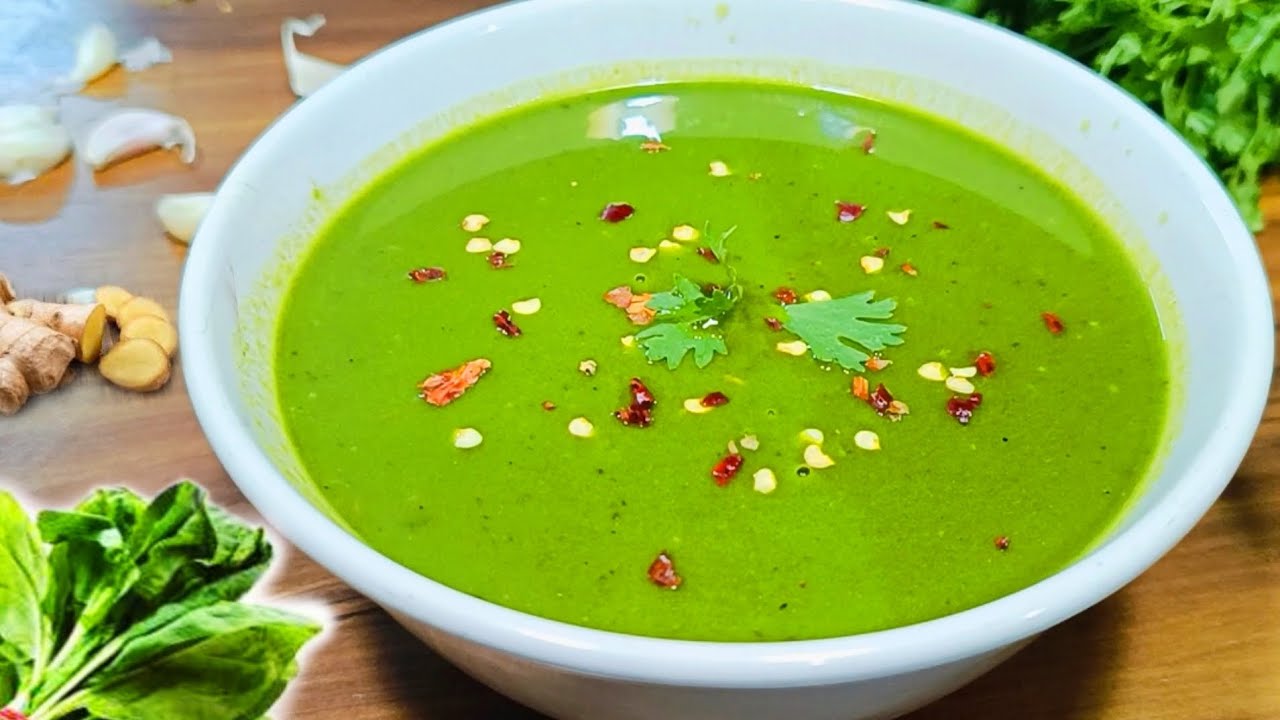 Restaurant style Quick easy 15 min spinach soup | Green soup🍲 | palak soup🥬| Healthy weightloss soup