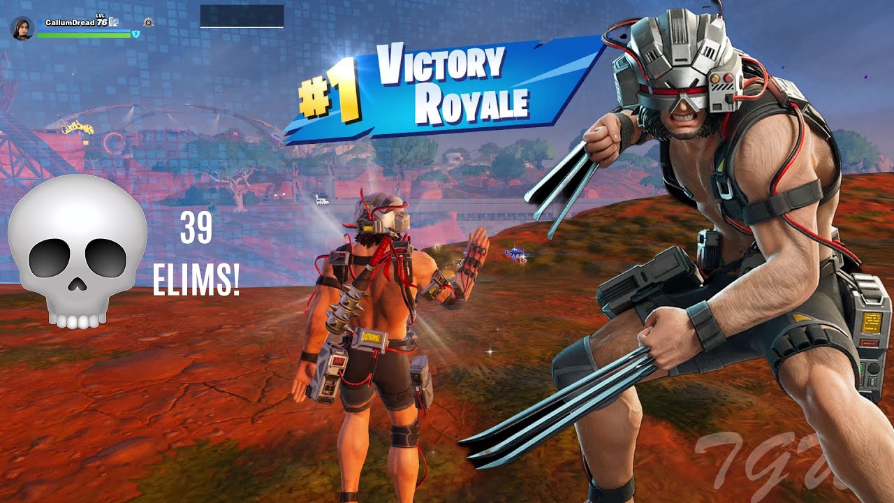 Wolverine VS. Emma Frost 😠 | Fortnite ZB Solo Squads | 39 Eliminations!