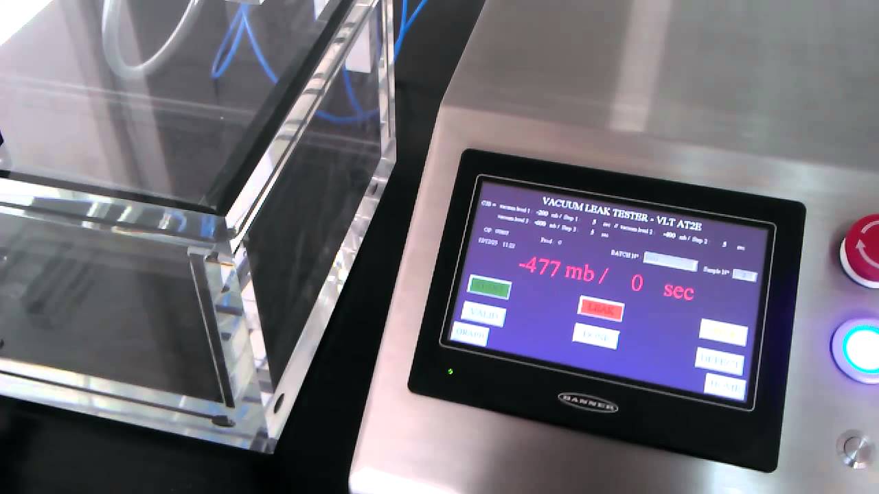 VLT PLC Vacuum Leak Tester