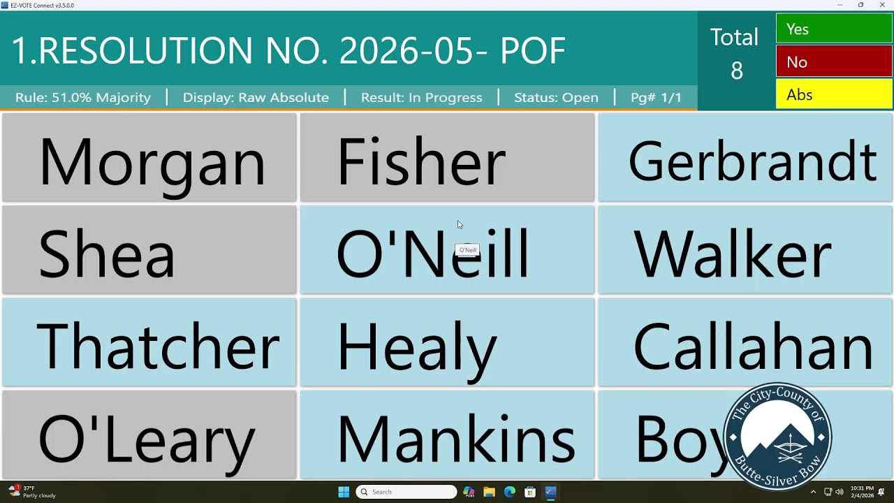 February 4, 2026, Council of Commissioners Regular Meeting Agenda