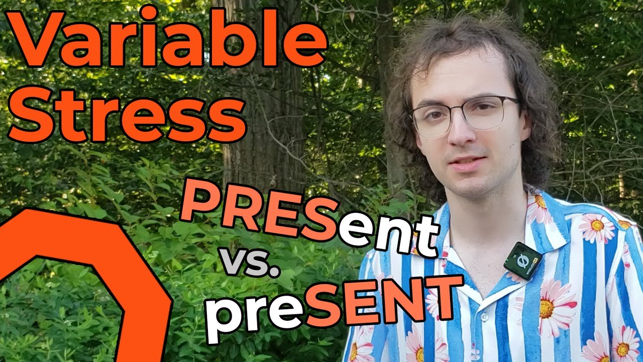 You May Be Mispronouncing These Common English Words (Variable Stress Part 1)