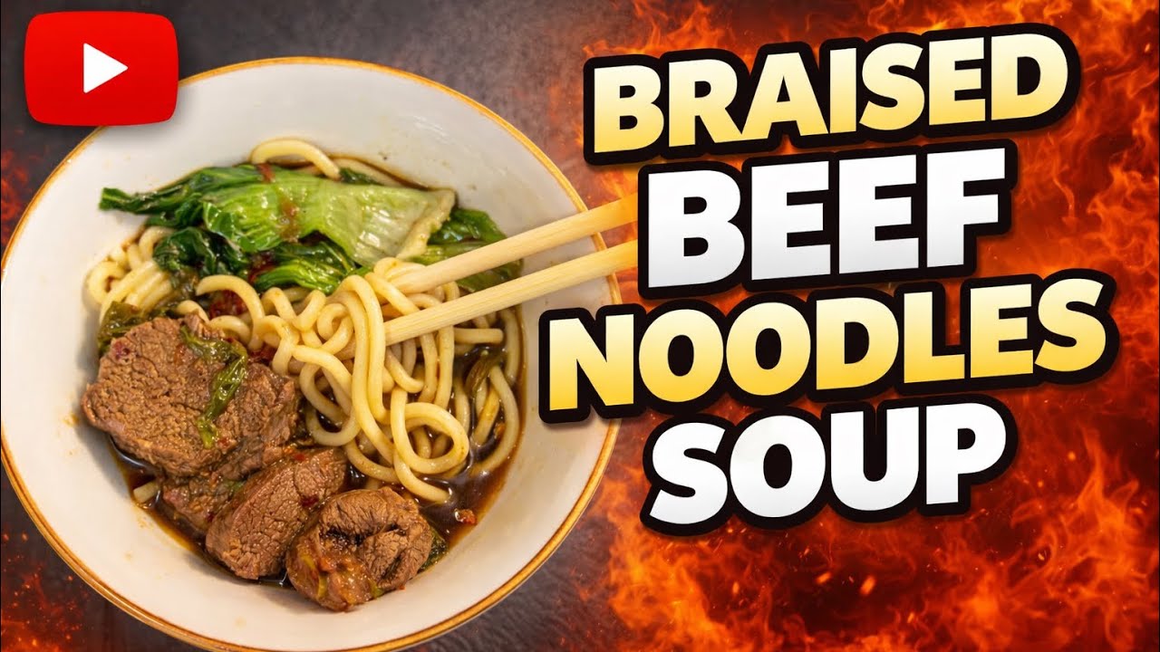 BETTER THAN TAKEOUT: Braised Halal Beef Noodle Soup (Taiwanese Style)