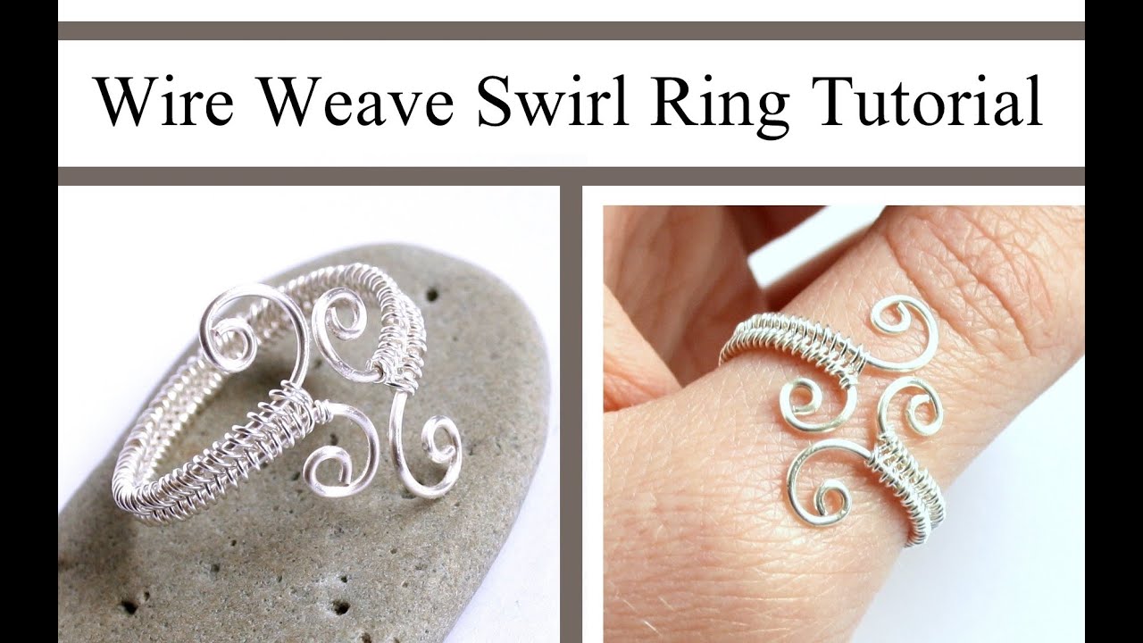 Wire Weaving Jewelry Tutorial : Adjustable Swirl Ring : Wire Wrapped