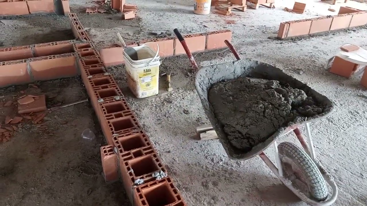 fazendo marcação da alvenaria do prédio 😱😱😱😱