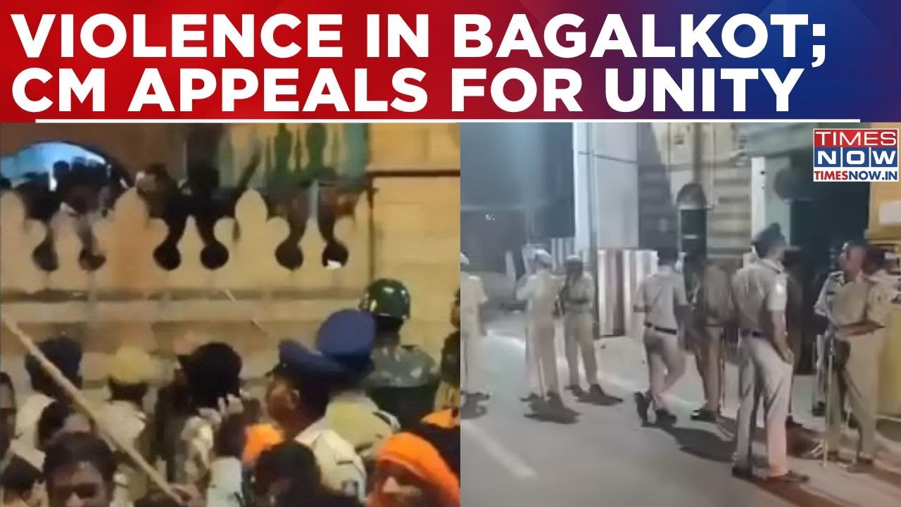 Bagalkot Tense After Stone Pelting, Several Injured Including Cop, CM Siddaramaiah Appeals For Peace