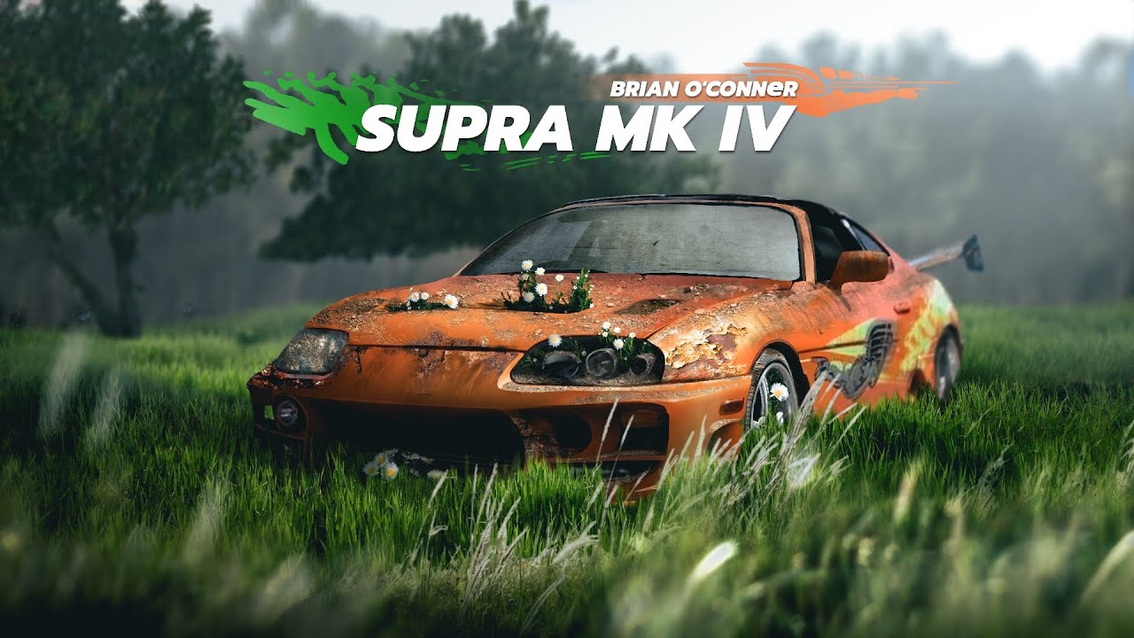 Brian O'Conner's Toyota Supra MK IV Abandoned Animation // #ForPaul