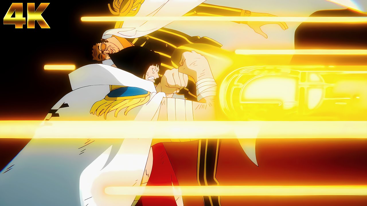 KIZARU VS SENTOMARU [4K 60FPS] KIZARU BEATS SENTOMARU | ONE PIECE EPISODE 1125 (ENGLISH SUB) EGGHEAD