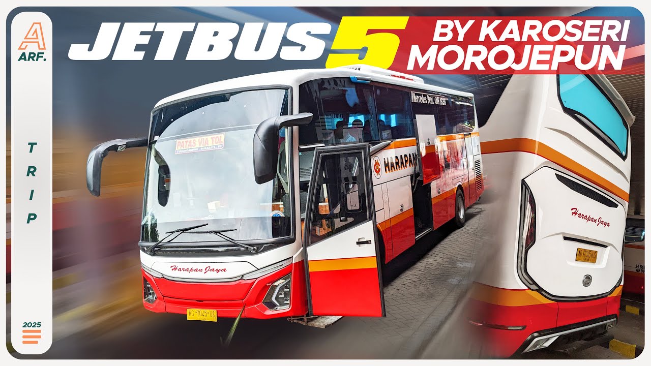 JETBUS 5 Garapan Karoseri MOROJEPUN !! Trip Bus Harapan Jaya PATAS Tulungagung - Surabaya