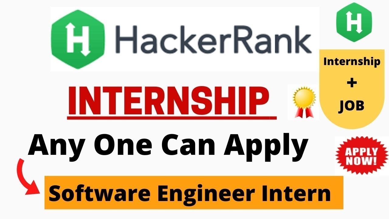 Software Engineer Full Time Intern (6 Months) at Hacker-rank.