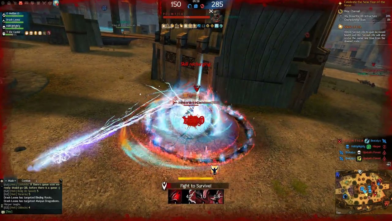 Guild Wars 2 PVP Galeshot Marks Skirmish sword/hammer-Spear power build