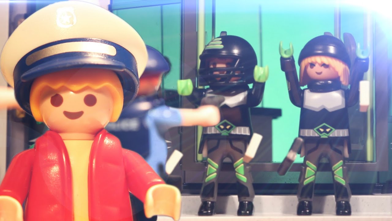 👮 BANKRÄUBER VON POLIZEI ÜBERRASCHT - Matz der Meisterdetektiv 1 - Playmobil RC Stop Motion deutsch