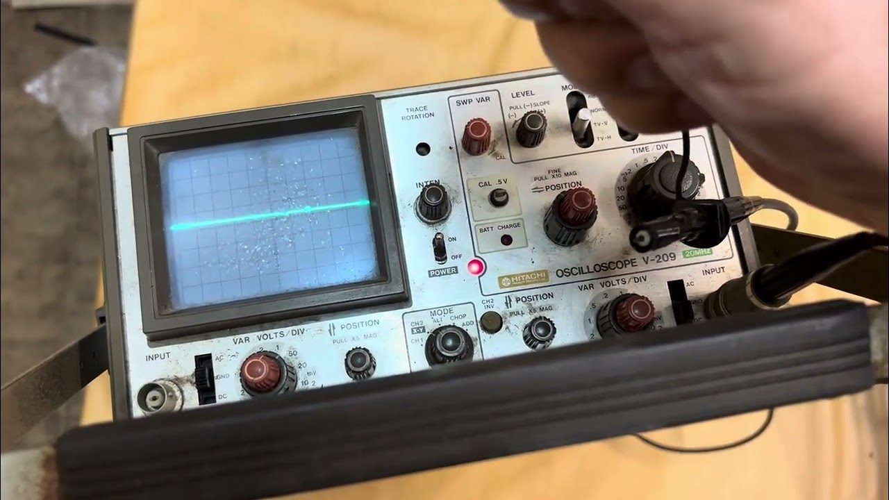 日立　オシロスコープ　V-209　20MHz