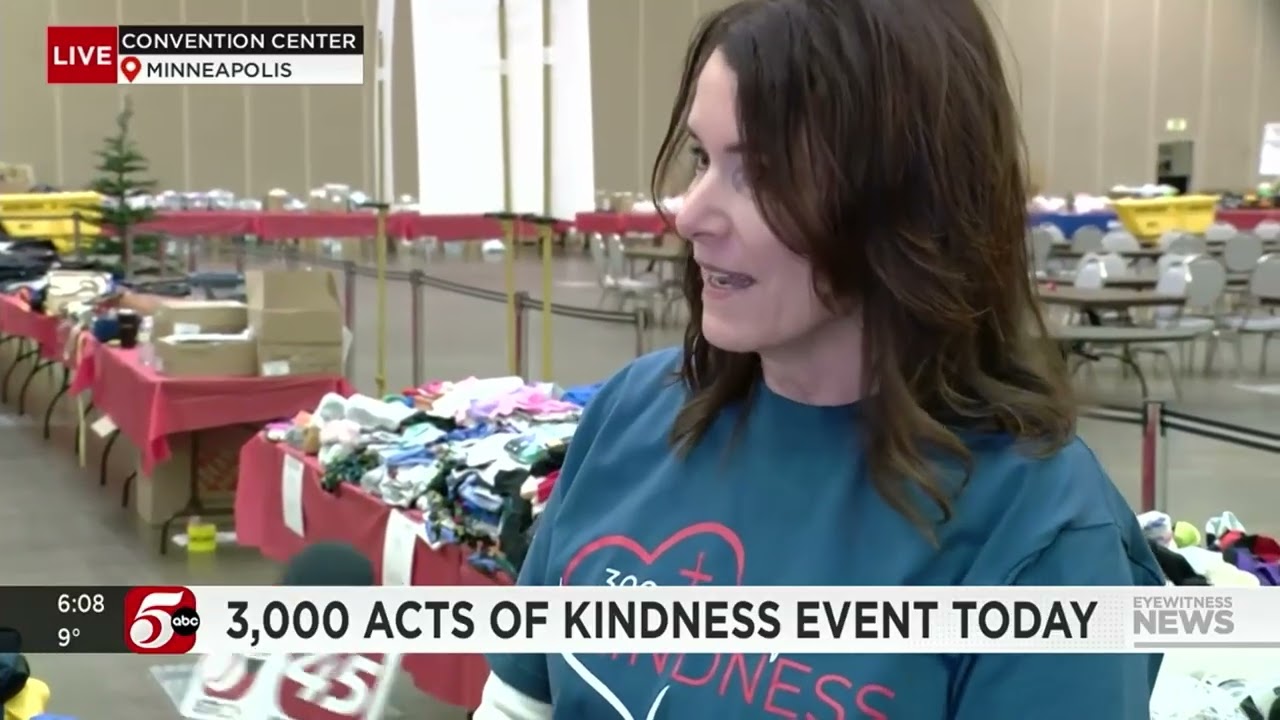 3,000 Acts of Kindness Event - KSTP-TV - December 8, 2025