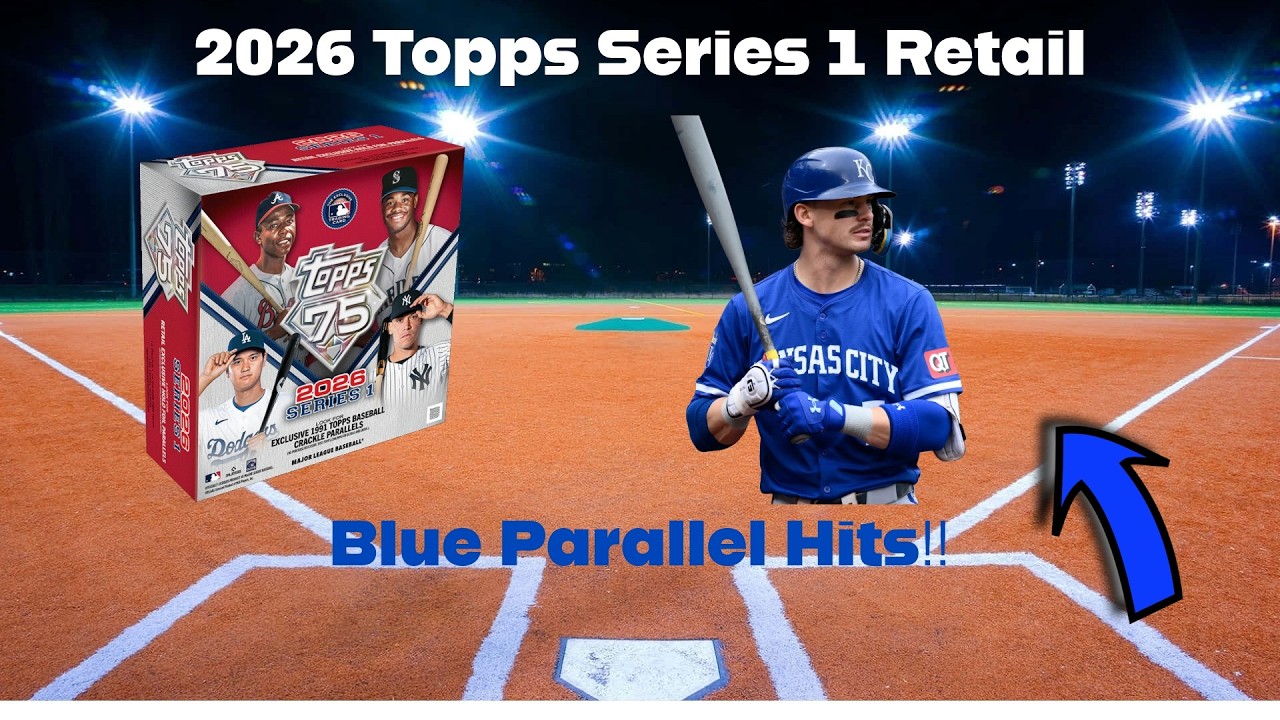 2026 Topps Series 1 Retail Rip Awesome Hits!! #sportscards #baseballcards #sportscollectibles