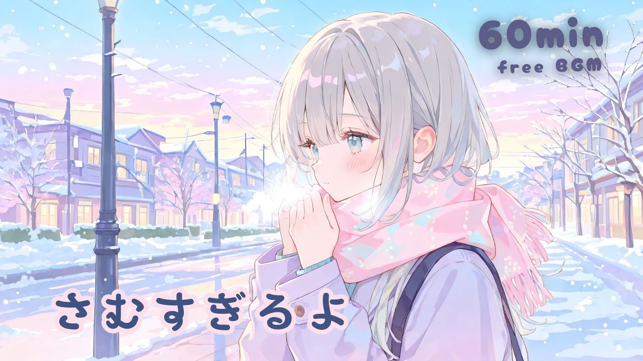 【フリーBGM】さむすぎるよ〜 ❄️【Chill / かわいい / 勉強用 / 作業用BGM】1時間耐久