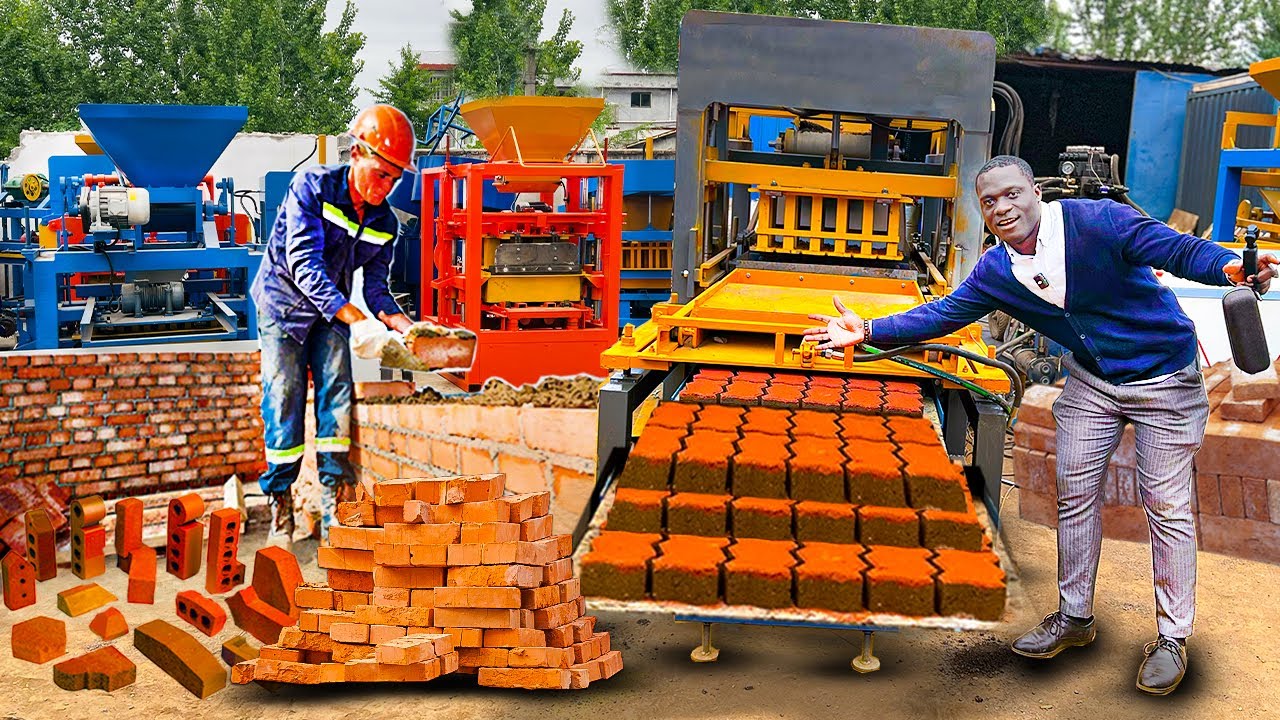 Эта машина для производства кирпича сэкономит вам время и деньги.