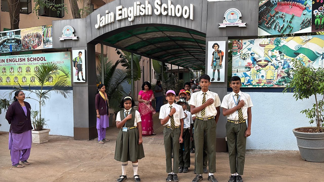 Screening of inspirational movie 'Chhava' by Jain English School Talegaon Dabhade