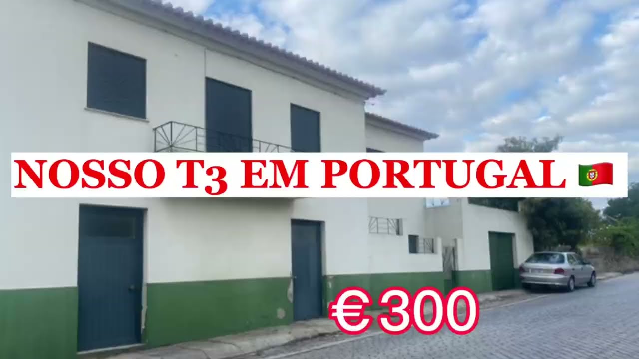 NOSSA CASA EM PORTUGAL 🇵🇹/ T3 MOBILIADO EM VISEU POR 300€
