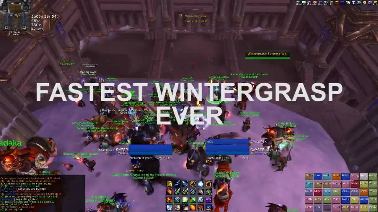 Goon Squad captures Wintergrasp in 62 seconds