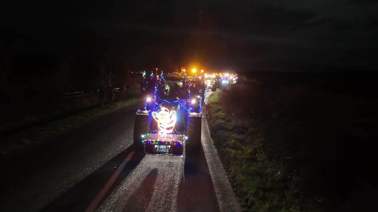 Suffolk Tractor Light Parade 2024