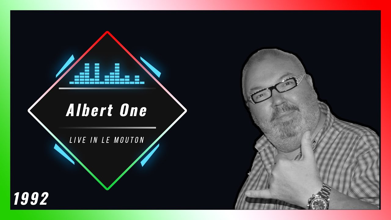 Albert One live in Le Mouton. 1992
