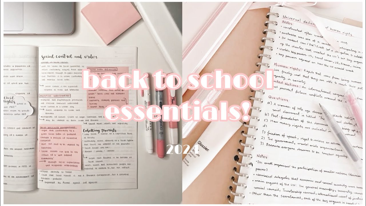 back to school ESSENTIALS | emergency bag tutorial + school supplies