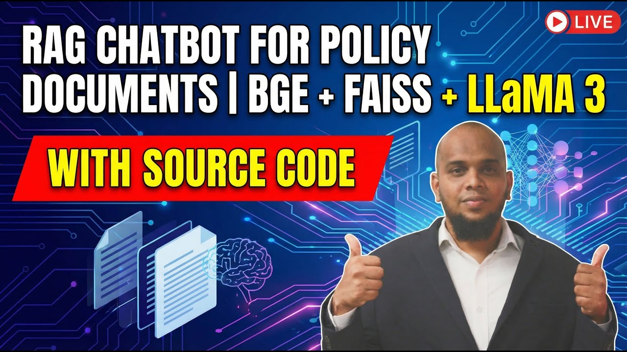 RAG Chatbot for Policy Documents | BGE + FAISS + LLaMA 3