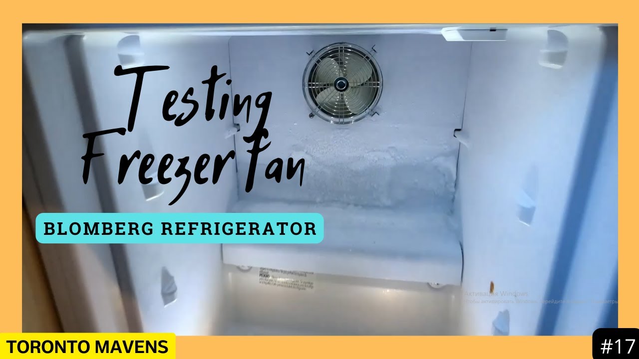 How to test FAN in Blomberg freezer