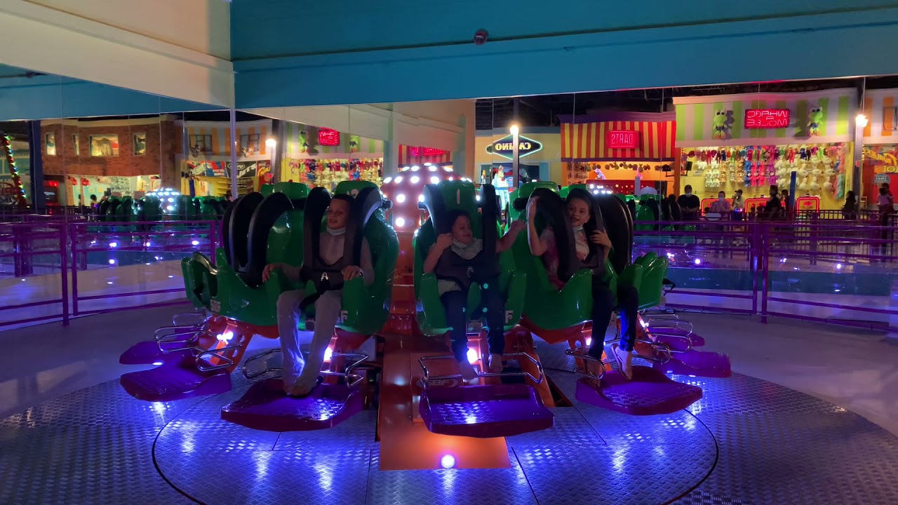 iPlay America ride | she was so scared