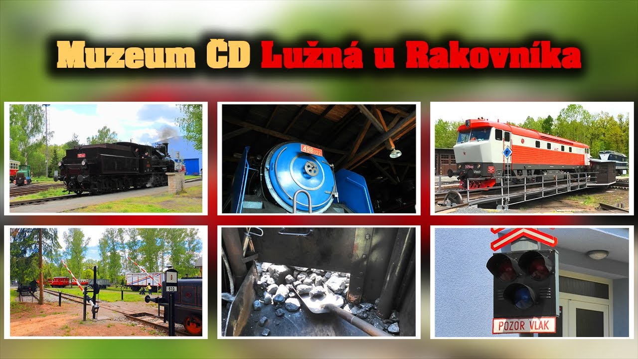 [Muzeum ČD Lužná u Rak.] Uvnitř páry za chodu, mechanické závory, historické lokomotivy a další!