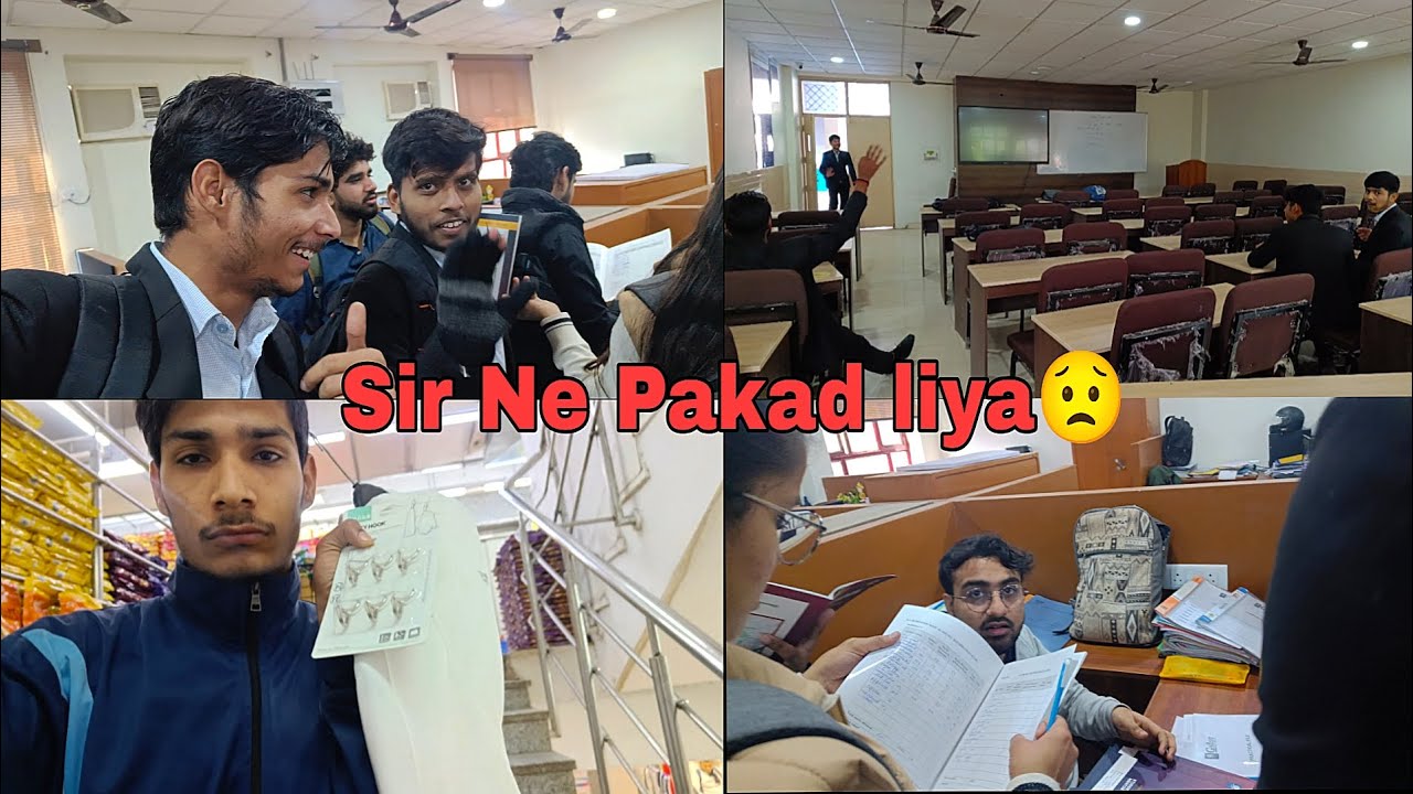 Class Me Vlogging Pakdi Gayi 😬|| @sibbuPandeyvlogs