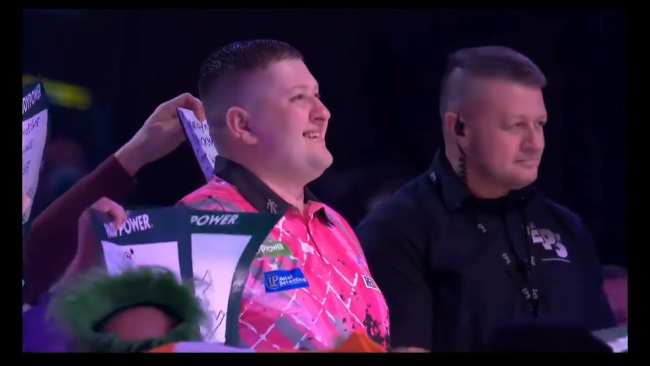 Keegan Brown false Walk on - World Darts Championship 2024