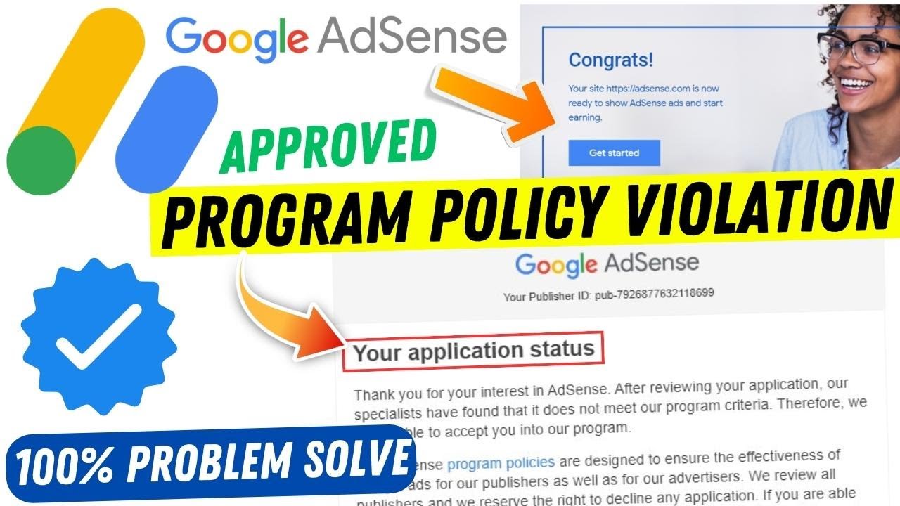 Policy Violation AdSense Approval | Your AdSense Application Status | AdSense Approval