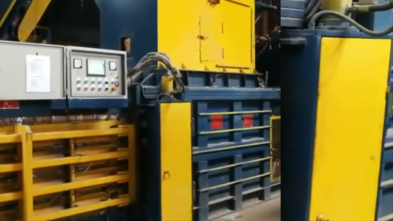 Waste paper press baler