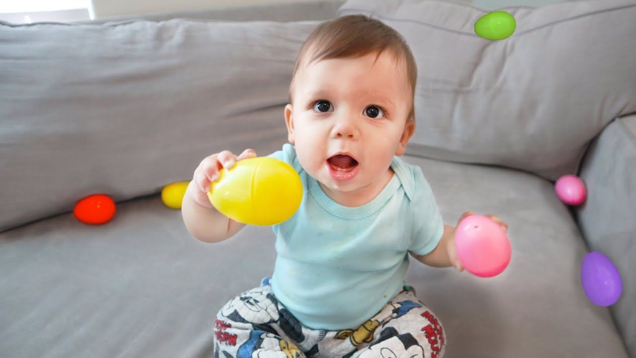 Baby's First Easter Egg HUNT!!