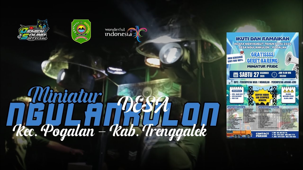 MINIATUR DESA NGULANKULON || KEC. POGALAN || KAB. TRENGGALEK